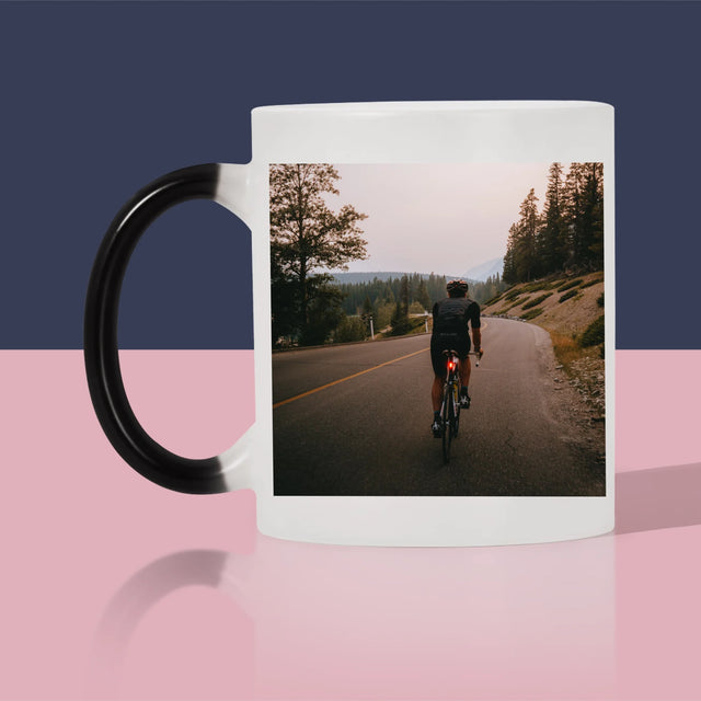 Foto En Handtekening: Definitie Fietser - Mok