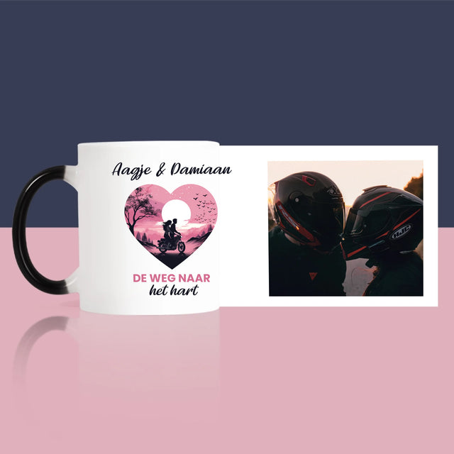 Fotocollage: De Weg Naar Het Hart - Mok