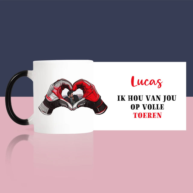 Foto En Handtekening: Ik Hou Van Jou Op Volle Toeren - Mok