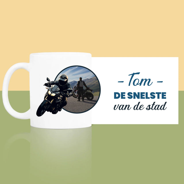 Foto En Handtekening: De Snelste Van De Stad - Mok