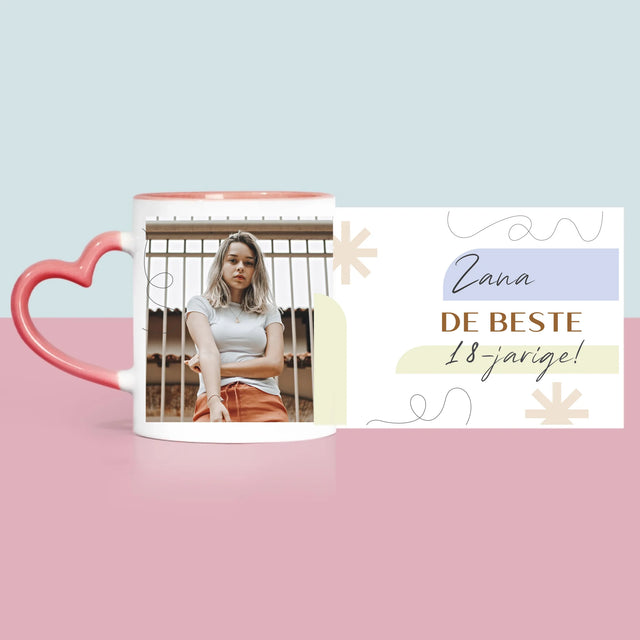 Foto En Handtekening: De Beste 18-Jarige - Mok
