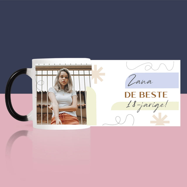 Foto En Handtekening: De Beste 18-Jarige - Mok