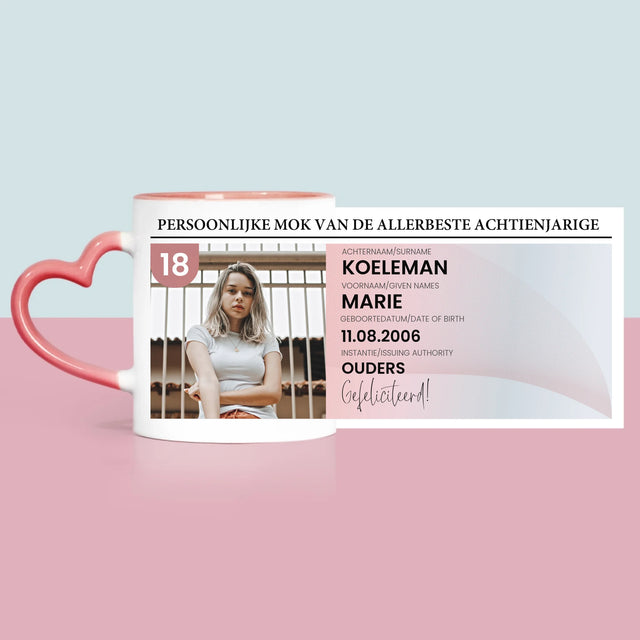 Foto En Handtekening: Identiteitskaart - Mok