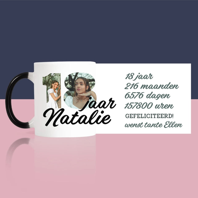 Woord Van Foto'S: 18 Jaar Aftellen - Mok