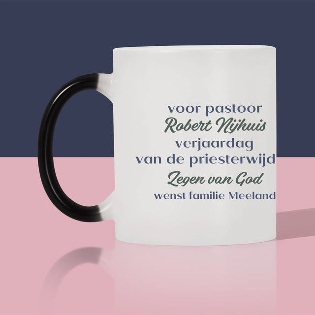 Naam En Handtekening : Verjaardag Priesterwijding - Mok