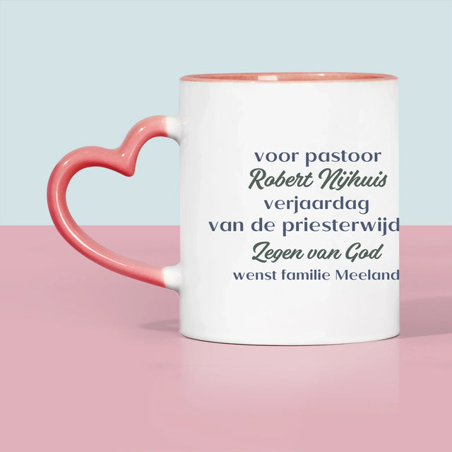 Naam En Handtekening : Verjaardag Priesterwijding - Mok