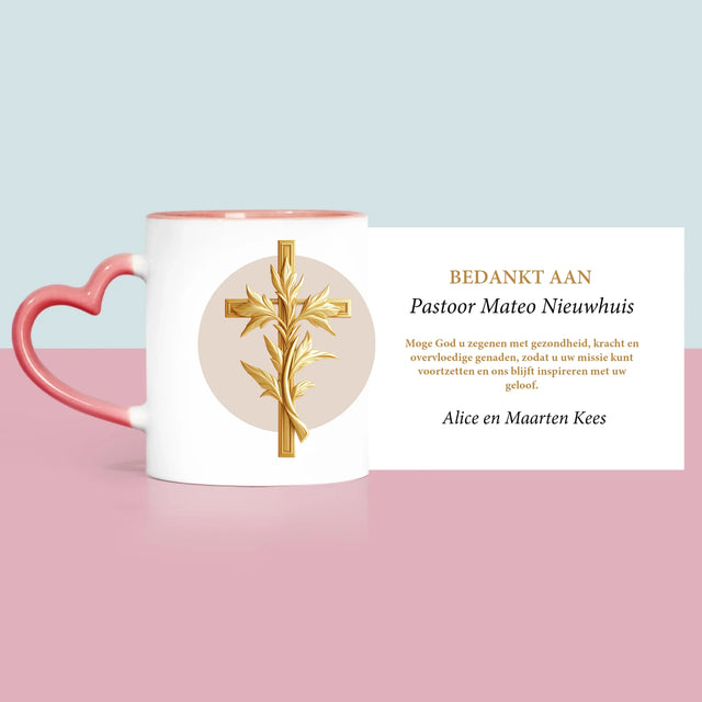 Naam En Handtekening : Bedankt Aan Pastoor - Mok