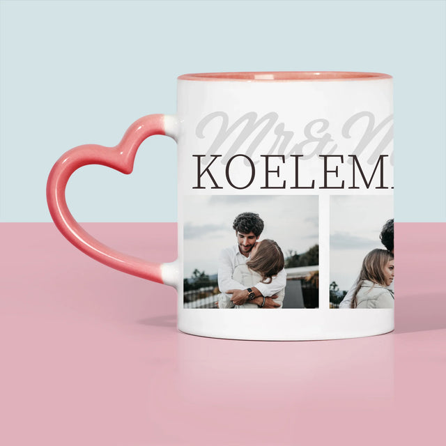 Fotocollage: Mr&Mrs Datum - Mok