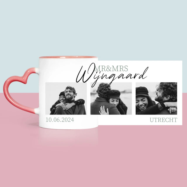 Fotocollage: Mr&Mrs Trouw - Mok