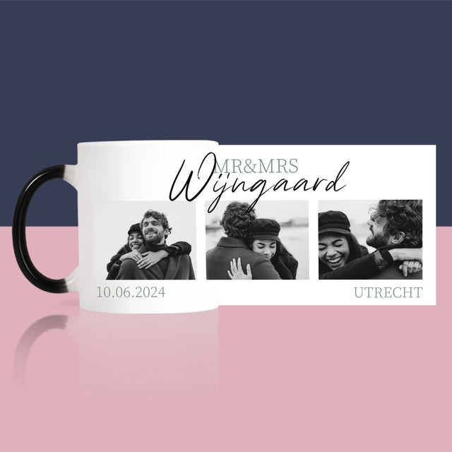 Fotocollage: Mr&Mrs Trouw - Mok