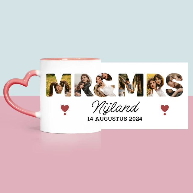 Woord Van Foto'S: Mr&Mrs - Mok