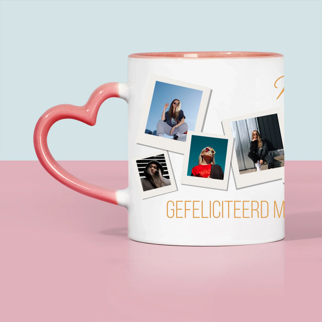 Fotocollage: Verjaardagswensen - Mok