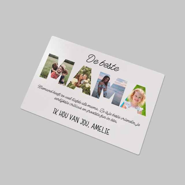 Woord Van Foto'S: De Beste Mama Ter Wereld - Bureauonderlegger