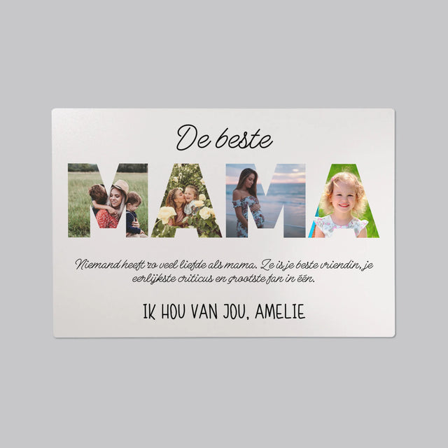 Woord Van Foto'S: De Beste Mama Ter Wereld - Bureauonderlegger