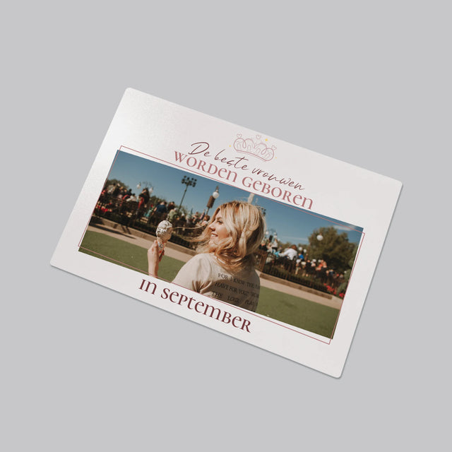 Foto En Handtekening: De Beste Vrouwen - Bureauonderlegger