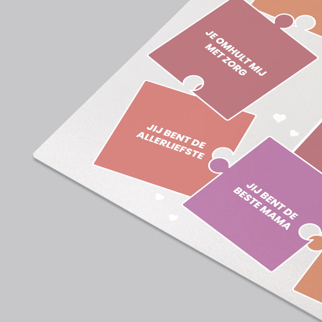 Foto En Handtekening: Redenen Waarom Ik Van Je Hou, Mama - Bureauonderlegger