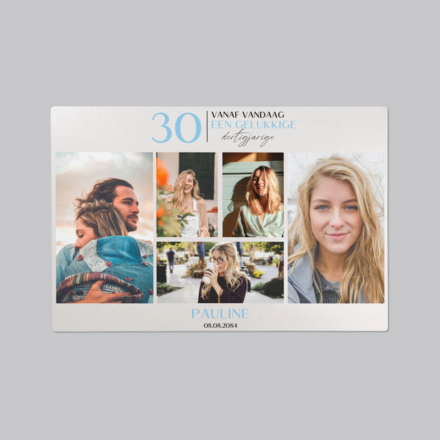 Fotocollage: Vanaf Vandaag Een Gelukkige 30'Er - Bureauonderlegger