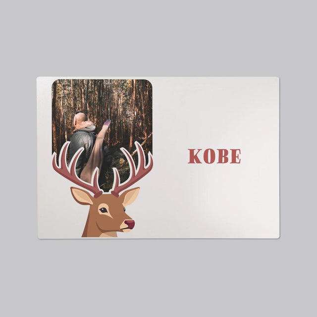 Foto En Handtekening: Hert - Bureauonderlegger