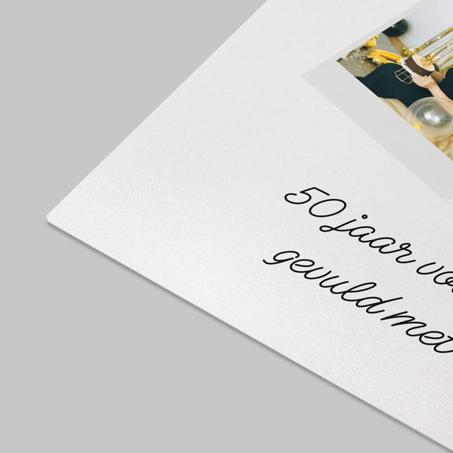 Fotocollage: 50 Jaar Vol Prachtige Momenten - Bureauonderlegger