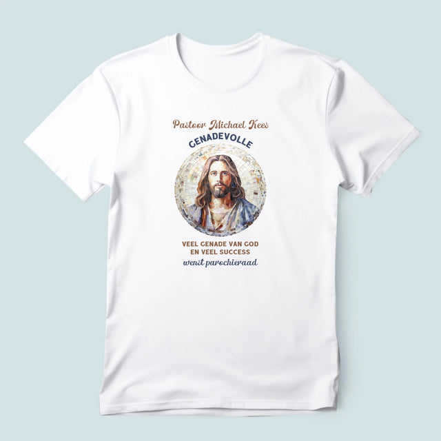 Naam En Handtekening : Genadevolle Priester - T-Shirt Voor Heren