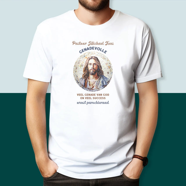 Naam En Handtekening : Genadevolle Priester - T-Shirt Voor Heren