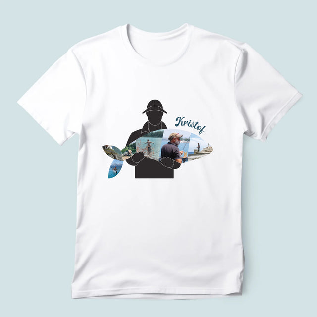 Vorm Van Foto'S: Elke Visje - T-Shirt Voor Heren