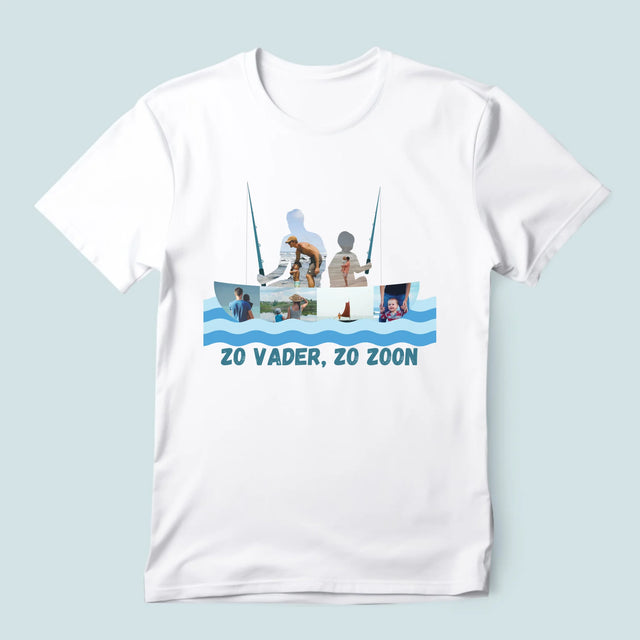 Vorm Van Foto'S: Zo Vader, Zo Zoon - T-Shirt Voor Heren