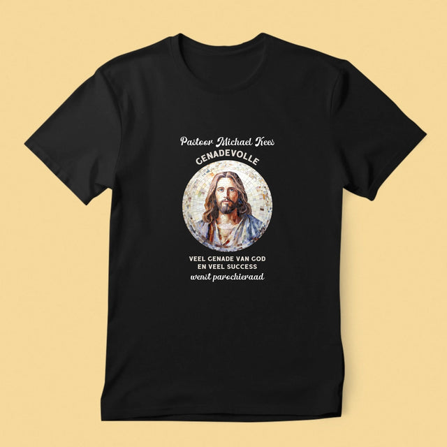 Naam En Handtekening : Genadevolle Priester - T-Shirt Voor Heren