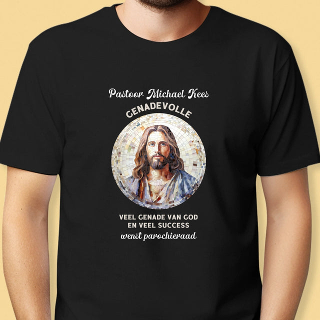 Naam En Handtekening : Genadevolle Priester - T-Shirt Voor Heren