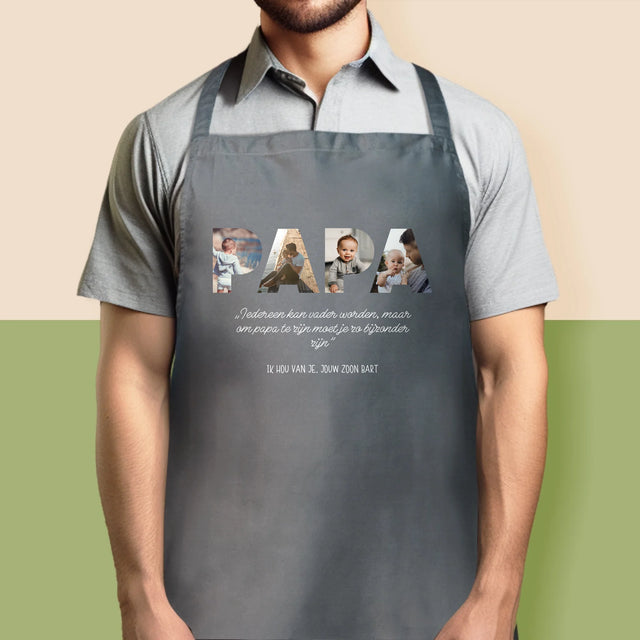 Woord Van Foto'S: Bijzondere Papa - Schort