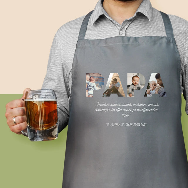 Woord Van Foto'S: Bijzondere Papa - Schort