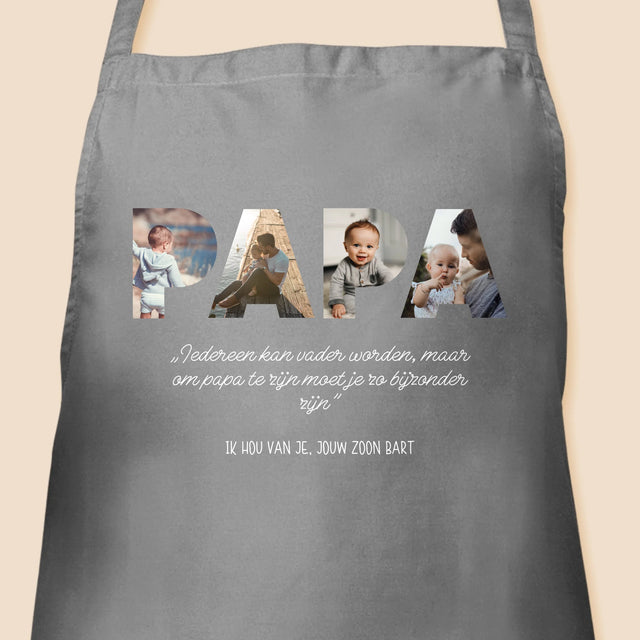 Woord Van Foto'S: Bijzondere Papa - Schort