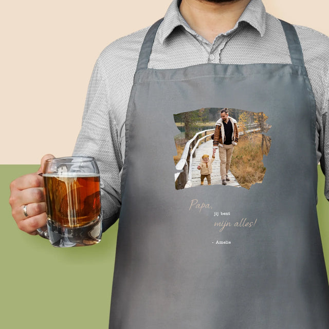 Foto En Handtekening: Kaartje Voor Papa - Schort