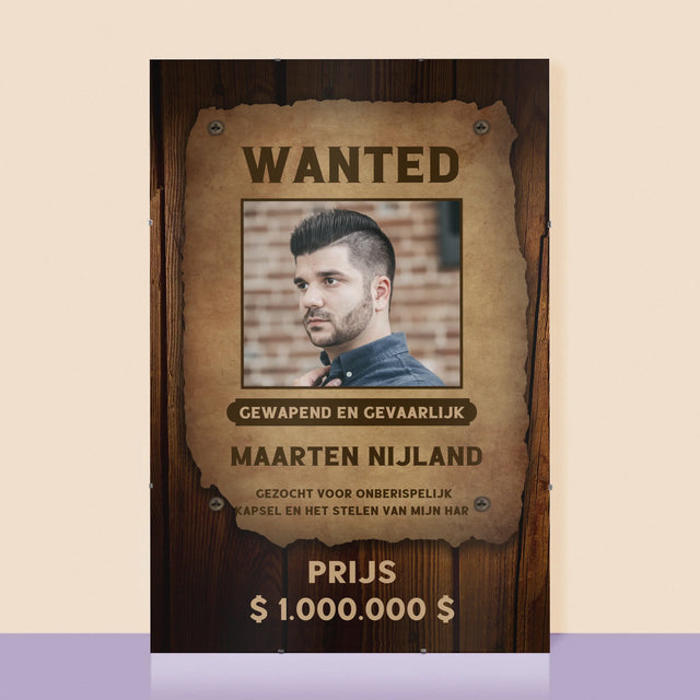 Foto En Handtekening: Wanted - Poster