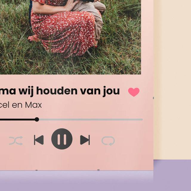 Foto En Handtekening: Mama Wij Houden Van Jou - Poster