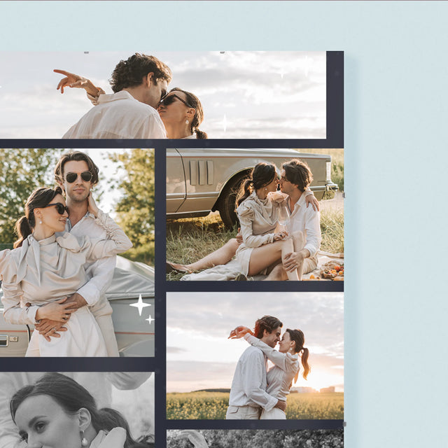 Fotocollage: To The Moon And Back - Poster