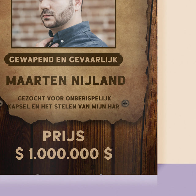 Foto En Handtekening: Wanted - Poster