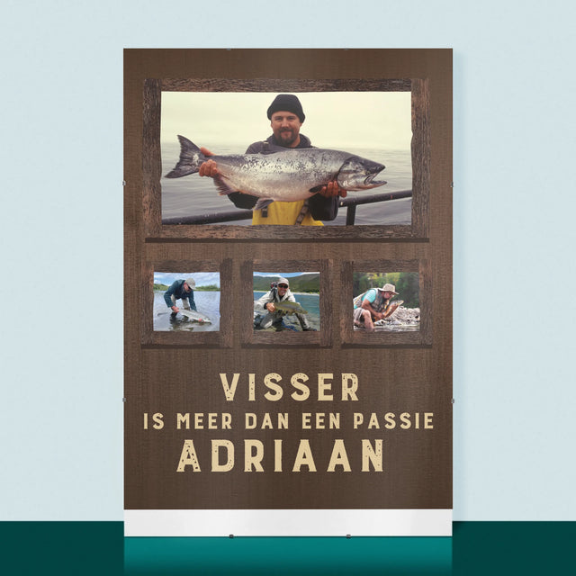Fotocollage: Vissen Is Meer Dan Een Passie - Poster