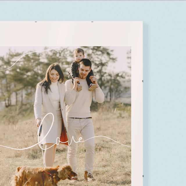 Foto En Handtekening: Love Familie - Poster