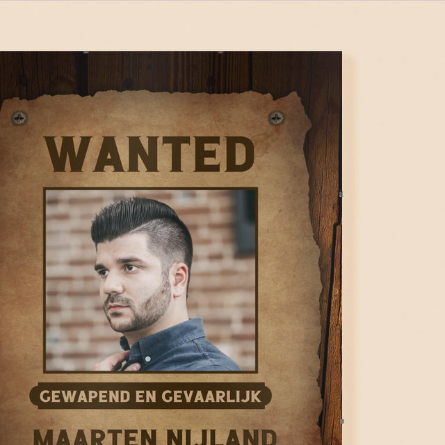 Foto En Handtekening: Wanted - Poster