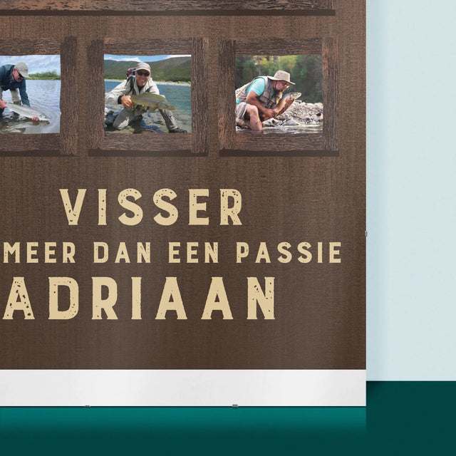 Fotocollage: Vissen Is Meer Dan Een Passie - Poster