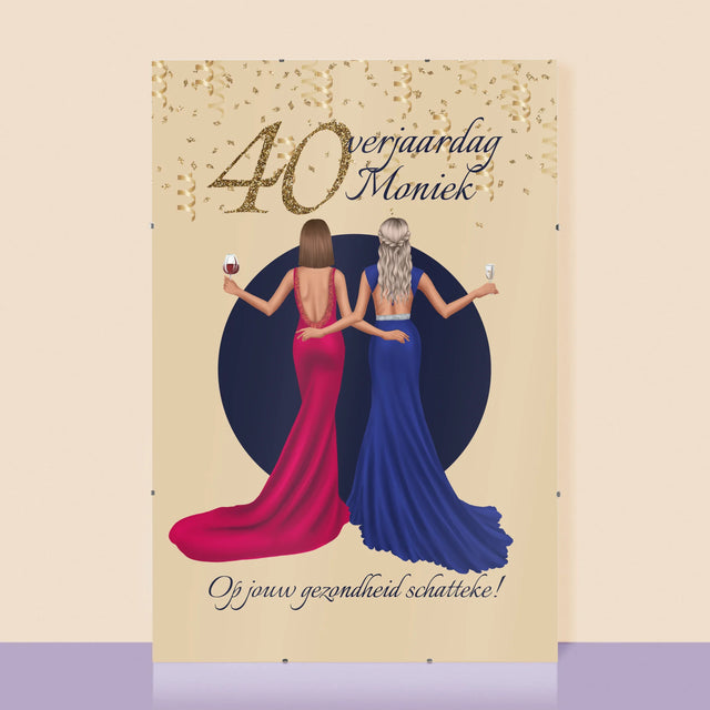 Karakter Schepper: 40E Verjaardag, Vriendin - Poster