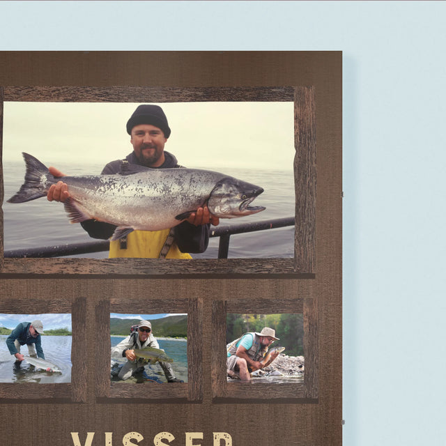 Fotocollage: Vissen Is Meer Dan Een Passie - Poster