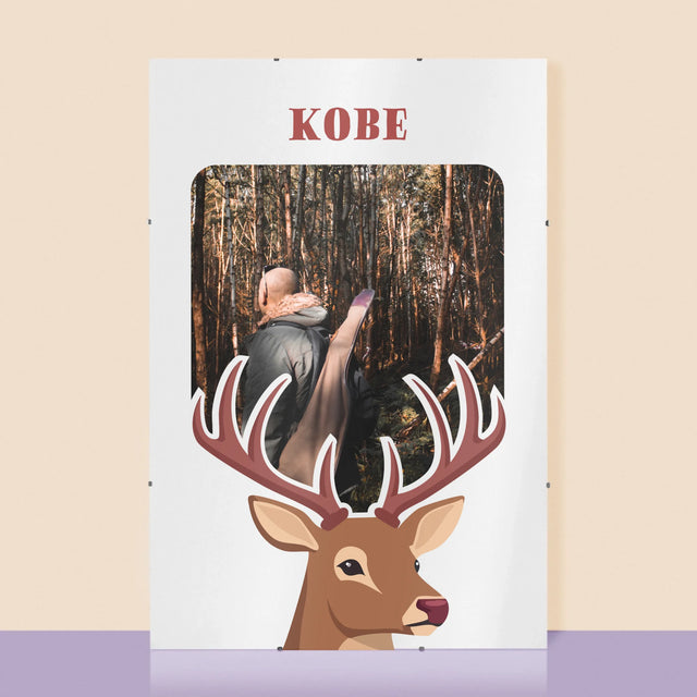 Foto En Handtekening: Hert - Poster