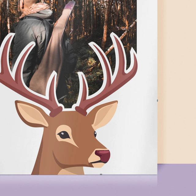 Foto En Handtekening: Hert - Poster