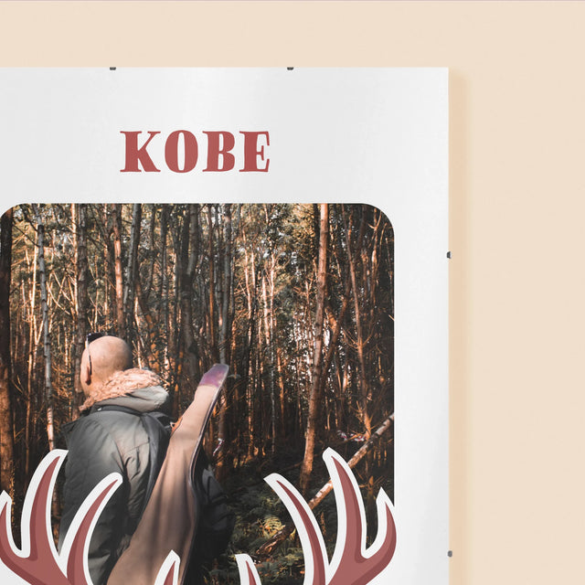 Foto En Handtekening: Hert - Poster