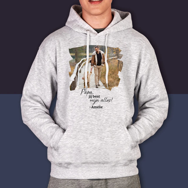 Foto En Handtekening: Kaartje Voor Papa - Herentrui Met Kap