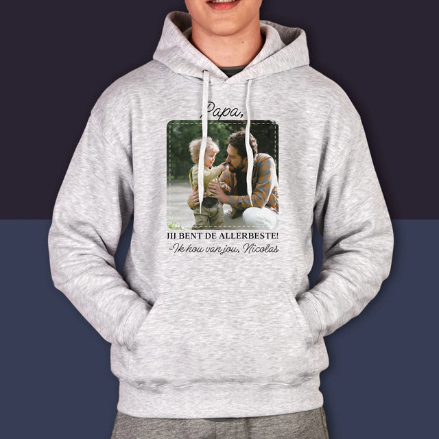 Foto En Handtekening: Allerbeste Papa - Herentrui Met Kap