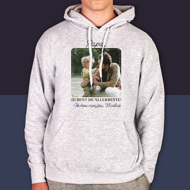 Foto En Handtekening: Allerbeste Papa - Herentrui Met Kap
