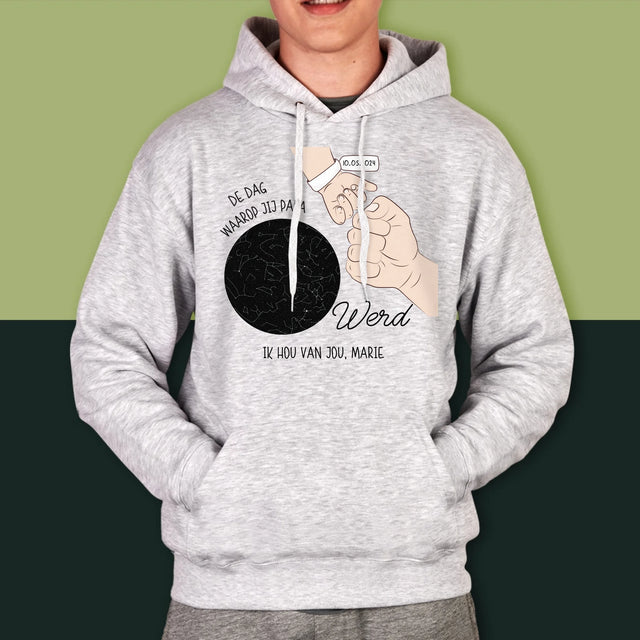 Starrenkaart: De Dag Waarop Jij Papa Werd - Herentrui Met Kap